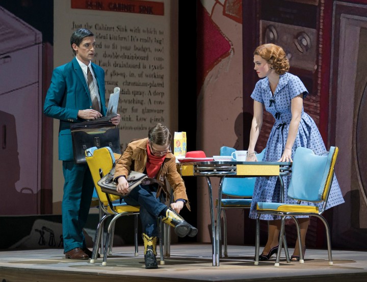 'Trouble in Tahiti' Musical by Leonard Bernstein performed by Opera North performed at the New Theatre, Leeds,UK