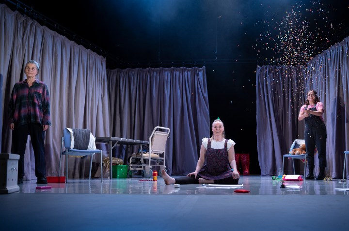 Suzanna Hamilton, Clara Darcy and Shamia Chalabi. Credit Joel Chester Fildes